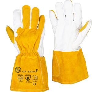 Grain Goatskin/Cowhide Cotton Cotton Lined MIG Glove